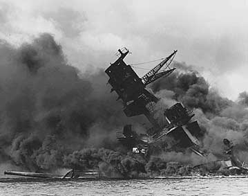 USS Arizona attacked